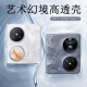 Mengqi Adecuado para Huawei Pocket2 Mobile Telephone Case Pocket 2 Caja de tesoro de la pantalla plegable Caja protectora transparente de cuero genuino Genuino Tarada completa Soporte de anillo de moda de moda Hard Shell Hard Shell Hom y Women Pocket 2 [Concha transparente] Alta definición Alta transparencia