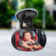 Saibitu car interior rearview mirror children's observation mirror car mirror auxiliary wide-angle curved mirror safety seat accessories style 4 suction cup
