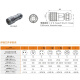 Weipu waterproof aviation plug SF12 2 core 3 core 4 core 5 core 6 core 7 core 9 core flange seat square SF12109 core_plug