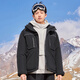 Carbin Men's Clothing 90 Duck Down Jacket Осень и зима Новая свободная теплой куртка Улица Улица Комфорт H уголь Black 01 L /175/50