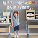 读书郎儿童学习书桌椅套装多功能可升降中小学生桌椅子写字家用课桌 1.2米楹木桌+四层容量+追背椅 蓝