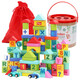 LEAUN BIG GRAIN ARCHITECT COMMECHESS PUBLIPS DIGITAL DIGITAL PUBLISSE ÉDUCATION PLUS ÉDUCATION BOTTE BLAINSEMENTS Assemblage Toys Toys 50 blocs (emballé)