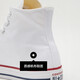 匡威（Converse）官方All Star经典帆布男女高帮休闲运动小白鞋101009 101009/白色 40