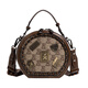 North Bag kleine Tasche Frauen neuer Stil Retro Crossbody Fashion Nischenabzeichen Kleine runde Taschen Umhängetasche Frauen Chinesisches Valentinstag Geschenk Khaki