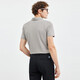 Sept Wolf [Ice Ammoniac Fense cool] T-shirt à manches courtes T-shirt masculin Business Casual Polo T-shirt Men's Abel Clothes Top 003 (Grey moyen) 1D1D30606137 XL 175 / 92A