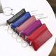 Qindu Koreanische Version Wallet Mini Mode Coin Wallet Women Ultra-dünn kurzer Kupplung Frauen Key Bag Card Bag Coin Bag Trendy Schwarz Mini 11,5*7,5 cm