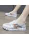 An Wei Brand Broken Code Co-branded Forrest Gump Women's Shoes 2023 Summer New Mesh White Shoes Women's Versatile One-Piece Maternity Shoes White Gray 39