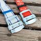National standard thickened electrician's safety belt power belt climbing telephone pole outdoor tree anti-fall fence safety belt national standard electrician's safety belt_double hook red model