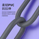 WANJEED Category 7 Network Cable Double Shielded Low Smoke Halogen Free [Fever Version 10G 10G King Cable] CAT7 Oxygen-Free Copper Pure Copper Engineering Home Decoration Monitoring Network Box Cable Jumper Category 7 10G Racing Jumper - Dovetail Style Gray 30 Meters