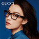 Gucci glasses frame for women Ni Ni same Gucci glasses frame for women black frame square myopia glasses GG1476OK tortoiseshell 002