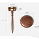 Roshimano Auction Hammer Customized Judge's Hammer Auctioneer's Hammer Law's Hammer Judgment Hammer Wooden Hammer Auction Hammer Set Rosewood Set