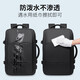 Bange backpack men's business commuting large capacity expandable business trip backpack travel bag school bag gift computer bag black big