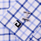 Kflk Herrenmanschettenknöpfe französische Manschuhe Hemd Shirt Shell Ärmel High-End-Shirt Knöpfe Geburtstagsgeschenke Business Manschette Cufflinks Beschriftung Custom Black Schwarz