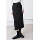 Betu women's autumn new skirt new retro revival high waist denim skirt skirt women 2409T76 black M