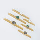 
CLCEY brass cabinet door handle light luxury golden Nordic Chinese style wardrobe cabinet drawer modern simple shell round handle G GBT12178C flower abalone pair of holes 96 diameter 1