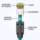 Hellolink Industrial Network Cable Servo Class 7 EtherCAT High-Flexible Drag Chain Short Body Elbow Super Six Class 6/Category 5 Profine Gigabit Shield RJ45 Communication Finished Network Cable Light Green Super Six Class 6 Flexible 30m