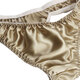 Jiya Fusan Silk Silk Men's Simple Mid-WoT-WAIT Sexy-pant