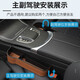 Delipow car seat gap storage box, car seat clip center control rack, mobile phone water cup storage bag, car seat side storage box, brown [main driver]