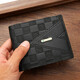 Chajin 2023 Neue Männer Brieftasche kurze Business Wallet Jugend Horizontaler leichter Luxus mehrerer Kartenposition Brown Brown