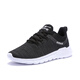 Hongxing Erke Men's Casual Running Shoes Wear-resistant and Non-slip Men's Running Shoes 11118203085 Black/White 41
