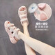 Ciyu Girls Sandals 2025 New Fashion Summer Little Princess Korean Style Little Girls Children's Shoes for Sports Medium and Big Children Soft Sole M-182 Apricot 33 Inner Length About 20.8CM
