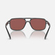 雷朋(RayBan)太阳镜 时尚高级潮流多边形双梁偏光墨镜0RB4414M 691H2 透明灰框紫偏光镜片 （4414）