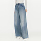 JNBY/Jiangnan Buyi [ESG] Spring and Autumn denim loose wide-leg pants retro casual commuting 5O9E12530 093/Green and gray XL
