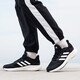 Adidas Männer und Frauen Laufschuhe Sommerkleidung-resistent bequeme Lauf-Sneakers IH6038 Schwarz Größe 38.5 UK5.5