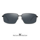 Helen KELLER (HELEN KELLER) new product glasses for men's classic simple single beam business square frame sunglasses driving fishing polarized sunglasses H8758P21 gold frame dark green sheet (full color sheet)