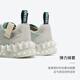 Zapatos de hombre feas y lindos de oetzi en verano, zapatos de lona de bloqueo de color versátiles pareja gelatina de dedo grande de la cabeza de moda