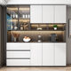 Yu Mengxindi sideboard wine cabinet integrated with high wall cabinet modern simple living room storage cabinet light luxury cabinet storage cabinet storage cabinet storage model 15280*40*220 pack installation