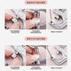 Bouton Appuyez sur le bouton SCONPORT BOUTON BOUTON-FREE-FREE MÉTAL METAL Quad Bouton Down Clothes Bouton Mother Bouton Mother Silver 655 20 SETS + Outils de cochons à la main + boîte de stockage