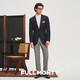 
FULL MONTY [Italy Imported VBC] Suit jacket men's business professional wool formal suit high-end singles Navy blue 1293 48