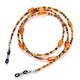 Chenghuan Ji Mai Chenghuans Großmutter Star Wu Yanshu gleichen Stil wie Halfershalsgläser Kette Anti-Verlust-Kette Anti-Glasse Seil Amethyst Mirror-Kette [Vulin-Lederspiegeltuch]