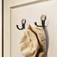 Fandiluo (fandiluo) clothes hook entry door shoe cabinet wardrobe clothes single hook wall hang wall fitting room clothes hook golden 6187-K gold