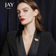 Jay Ginkgo Brooch Women's Corsage Suit Accessories Birthday Gift for Elder Mothers and Mother-in-law