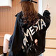 Sufulu Denim Jacke für Frauen koreanischer Stil Lose Studentin Denim Jacke Frühling und Herbst neuer Stil nach 00 großer Frauenjacke Trendy 9926# Bild Black S Vorgeschlagene 80-100jin [Jin gleich 0,5 kg]