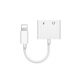 Kevo Apple headphone adapter dual lightning audio converter four-in-one adapter cable suitable for iPhone12mini/ProMax/XS/XR/11/8/7Plus