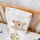 
Huilide pure cotton crib storage bag hanging bag baby bed head diaper diapers diapers diapers storage bags on the bed side of the bed treasure bear (pure cotton embroidery)