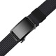 Feikawei Cinturón de hebilla automático para hombres Cinturón de hebilla informal Cinturón de trenza perezosa Cinturón militar para hombres Nylon Tactical Students [Gray] Hebilla automática 120*3.3cm