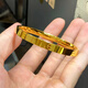 KZD Old Phoenix Gold Store Model Yellow I Gold Glossy Bracelet Women's 999 Pure Gold Pure Silver Solid Pure Gold Silver Bracelet Free Silver Bracelet Free