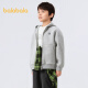 Balabala children's clothing children's jacket boys big children spring sports cool girls hooded [same style in shopping malls] light gray 150cm