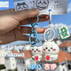 [Envío rápidamente] Jiy Kawa Chiikawa Jiy Xiaoba Pareja Amigos Magnetic Key Chain Magnetic Key [Dos pares]