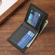 Chajin 2023 Neue Männer Brieftasche kurze Business Wallet Jugend Horizontaler leichter Luxus mehrerer Kartenposition Brown Brown