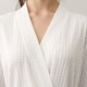 The end of the year waffle water-absorbing bathrobe, thin couple's nightgown, men's quick-drying bathrobe, spring, summer and autumn, centre-sleeved pajamas, 1601 gray men's style 3XL [175-185CM, 140-200Jin[Jin equals 0.5 kg]]
