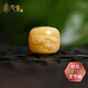 Xinyou natural Russian beeswax demon flower single old barrel bead single bead loose bead with beads Xingyue accessories separated beads top bead demon flower old barrel 10mm/single