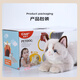 Cometa trapo Ragdoll Cat Plush Toy Doll Doll Doll Adornos almohada Valentín de San Valentín Regalos de curación para novia