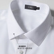 Shanshan [DP Free Ironing] 80 Coton Pure Coton à manches longues pour hommes Casual Stripes décontractées