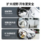 Green-connected vehicle rearview mirror small round mirror, reversing auxiliary mirror field of vision blind spot blind spot reversing artifact 2-pack absorbing adsorption without sticking