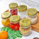 Baijie sealed jars, 6 pieces, 300ml honey bottle, wine pickle jar, lidded storage jar, jam jar, salad jar LY-242